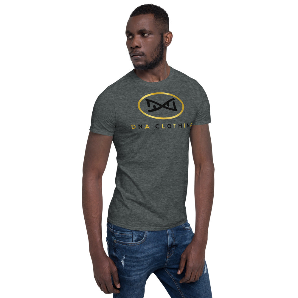 DNA Brand Black and Gold Short-Sleeve Unisex T-Shirt