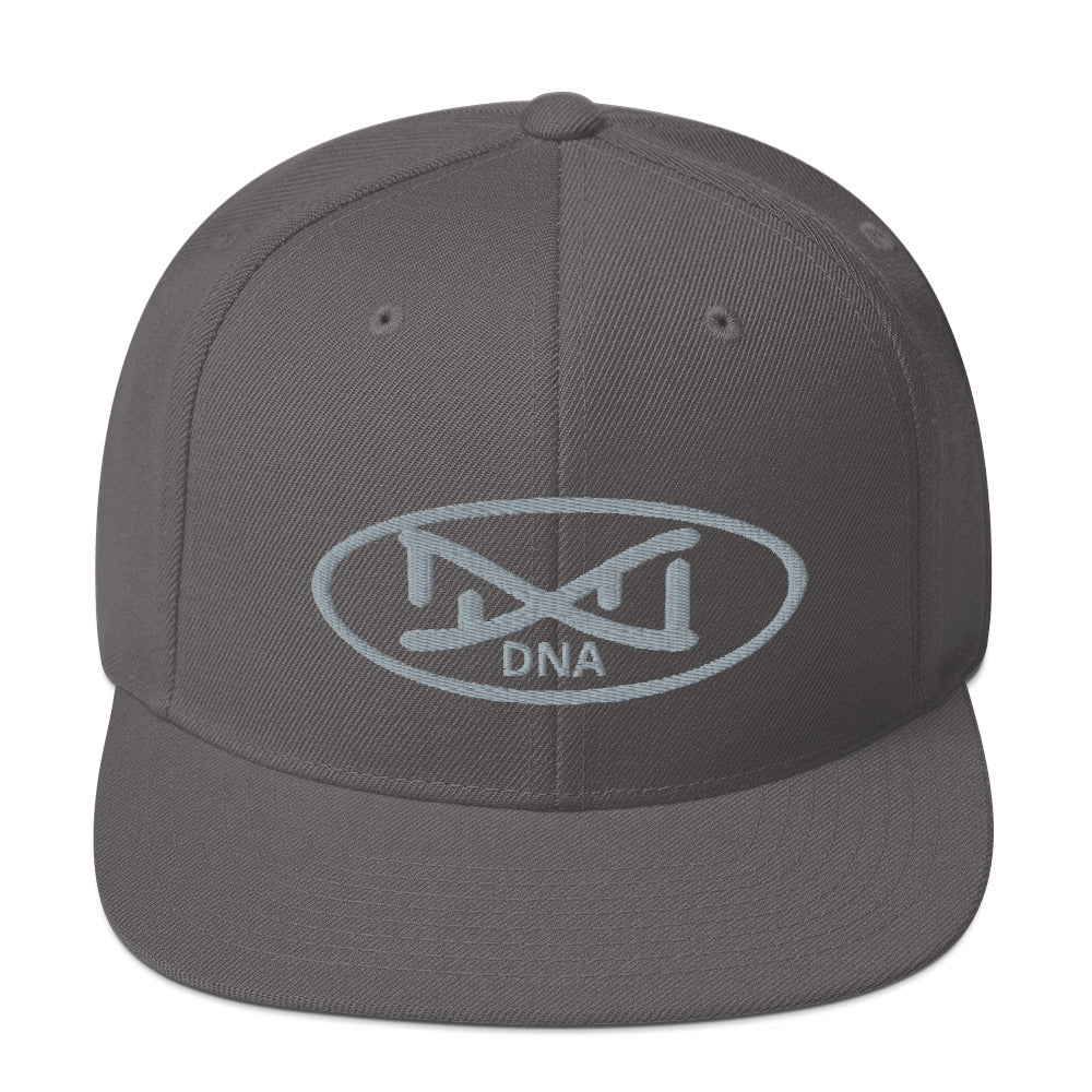 New DNA Brand Gray Snapback Hat