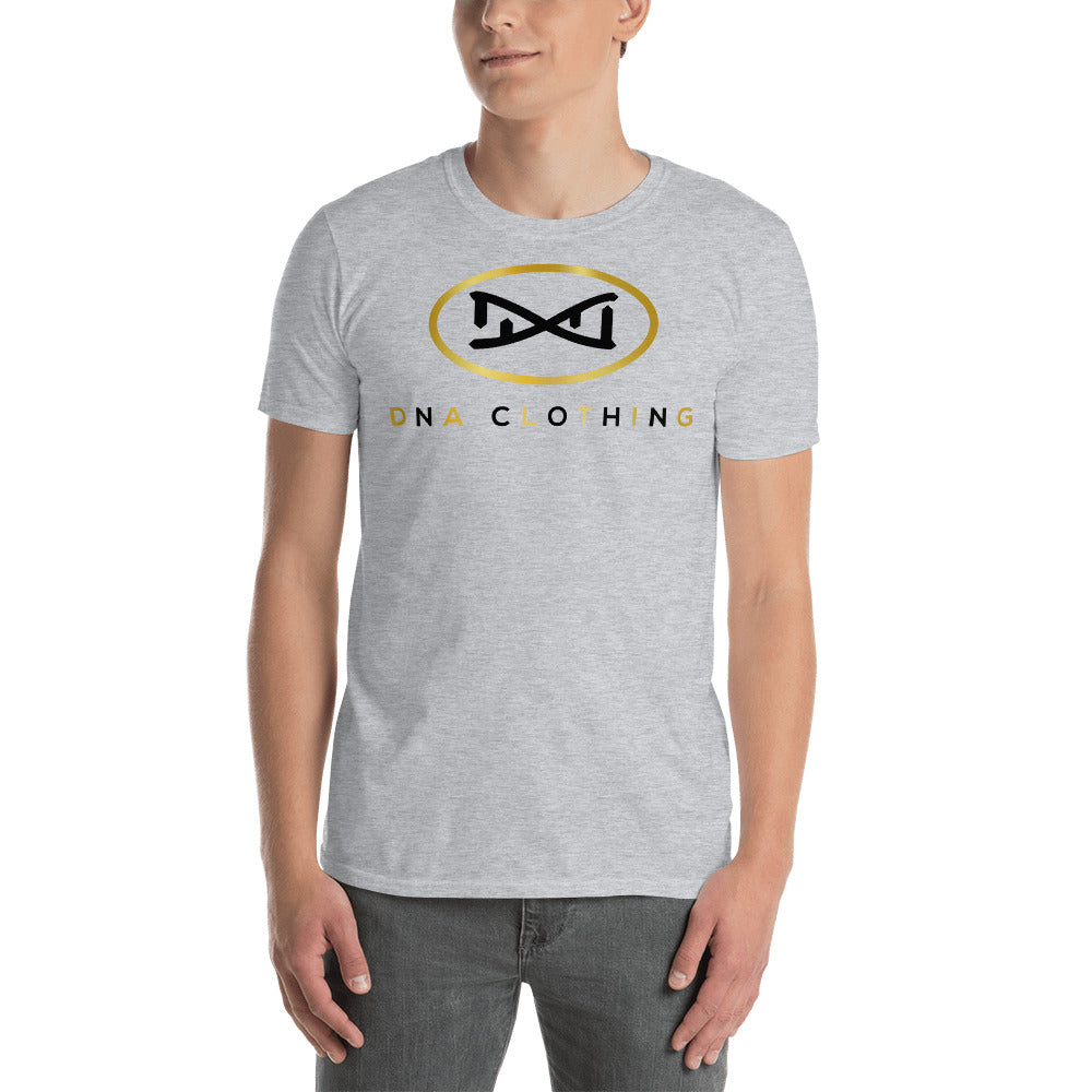 DNA Brand Black and Gold Short-Sleeve Unisex T-Shirt