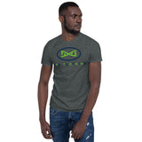 New DNA Brand Lime Green and Blue Short-Sleeve Unisex T-Shirt