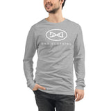 DNA White Logo Unisex Long Sleeve Tee