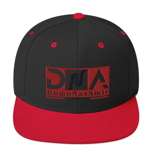 DNA Signature Snapback in black and red by DNA Branding