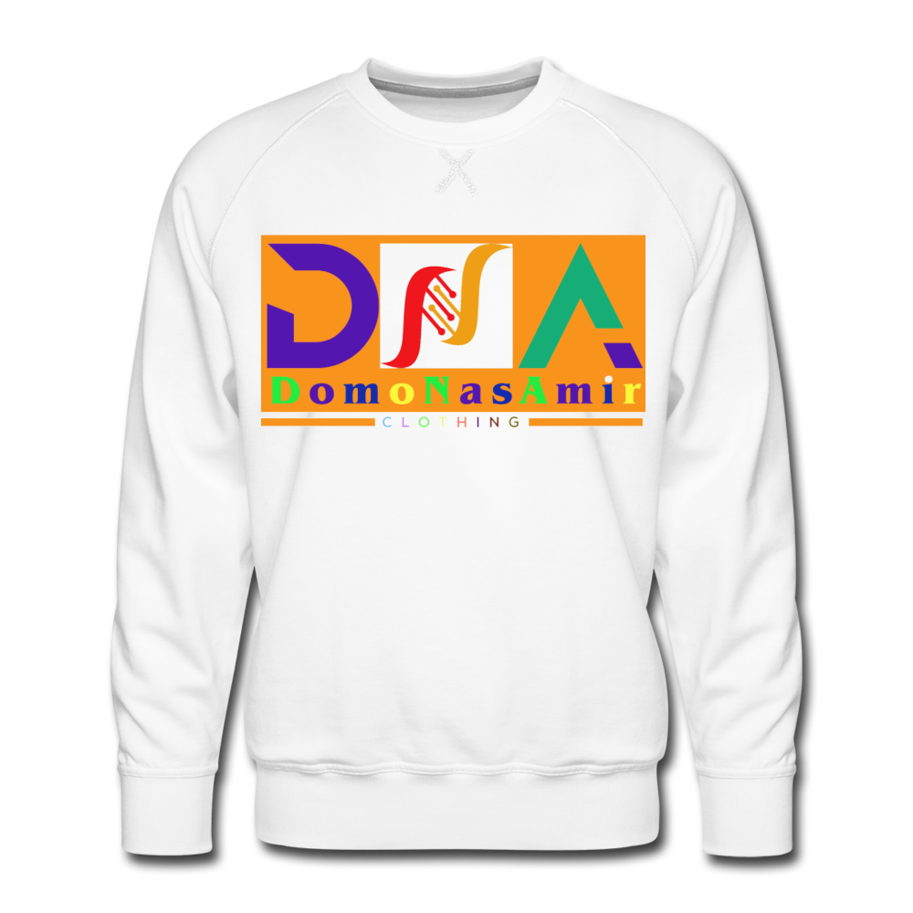 DNA Brand Men’s Premium Sweatshirt - white