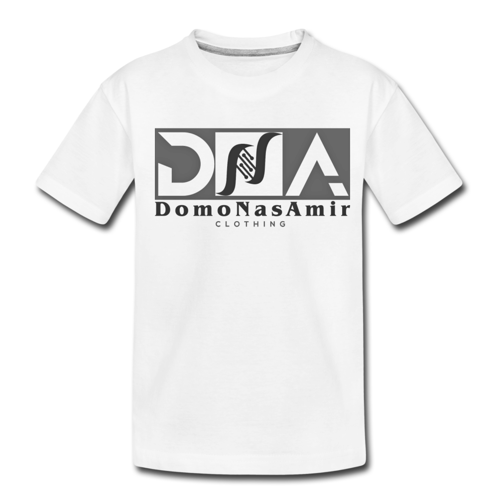 DNA Brand Toddler Premium Organic T-Shirt - white