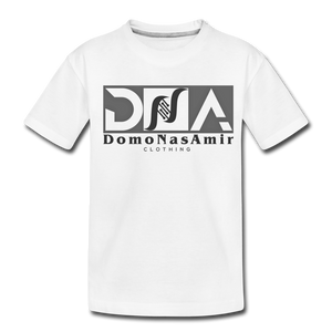 DNA Brand Toddler Premium Organic T-Shirt - white
