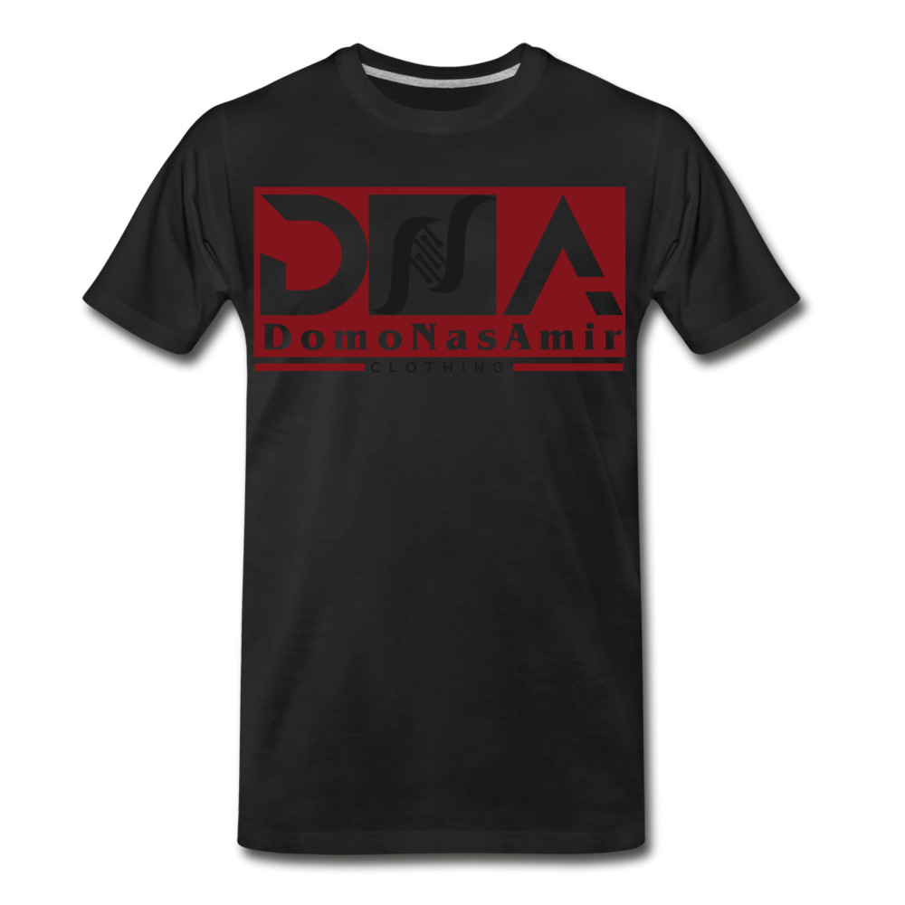 DNA Brand Men's Premium T-Shirt 2XL-to 5XL - black