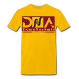 DNA Brand Men's Premium T-Shirt 2XL-to 5XL - sun yellow