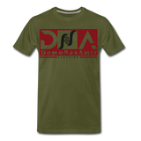 DNA Brand Men's Premium T-Shirt 2XL-to 5XL - olive green