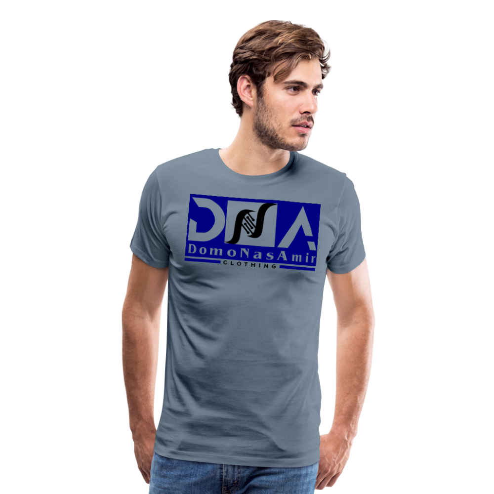 DNA Brand Men's Premium T-Shirt - steel blue