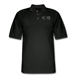 DNA Brand Men's Pique Polo Shirt - black