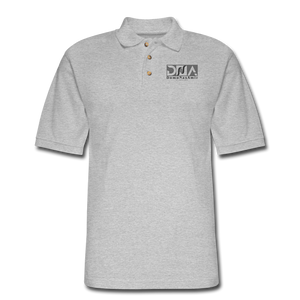 DNA Brand Men's Pique Polo Shirt - heather gray