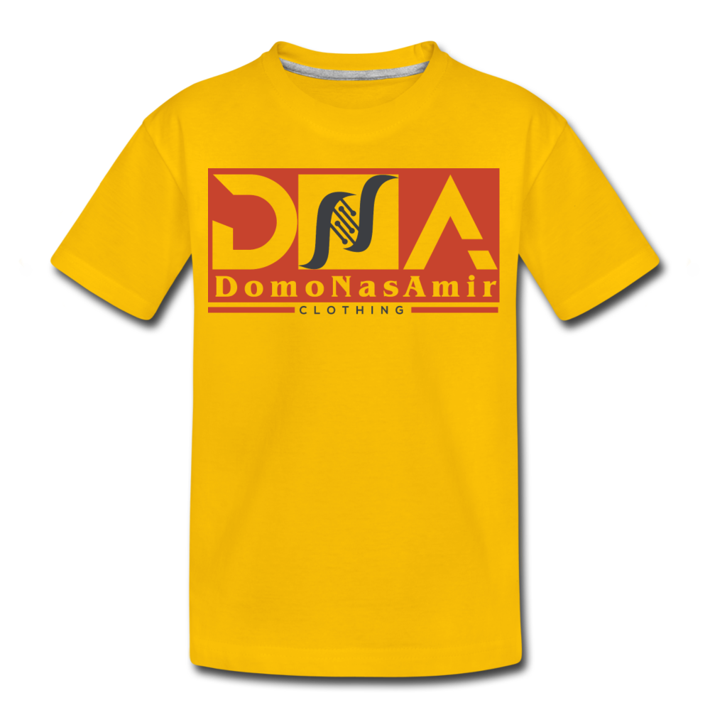 DNA Brand Kids' Premium T-Shirt - sun yellow