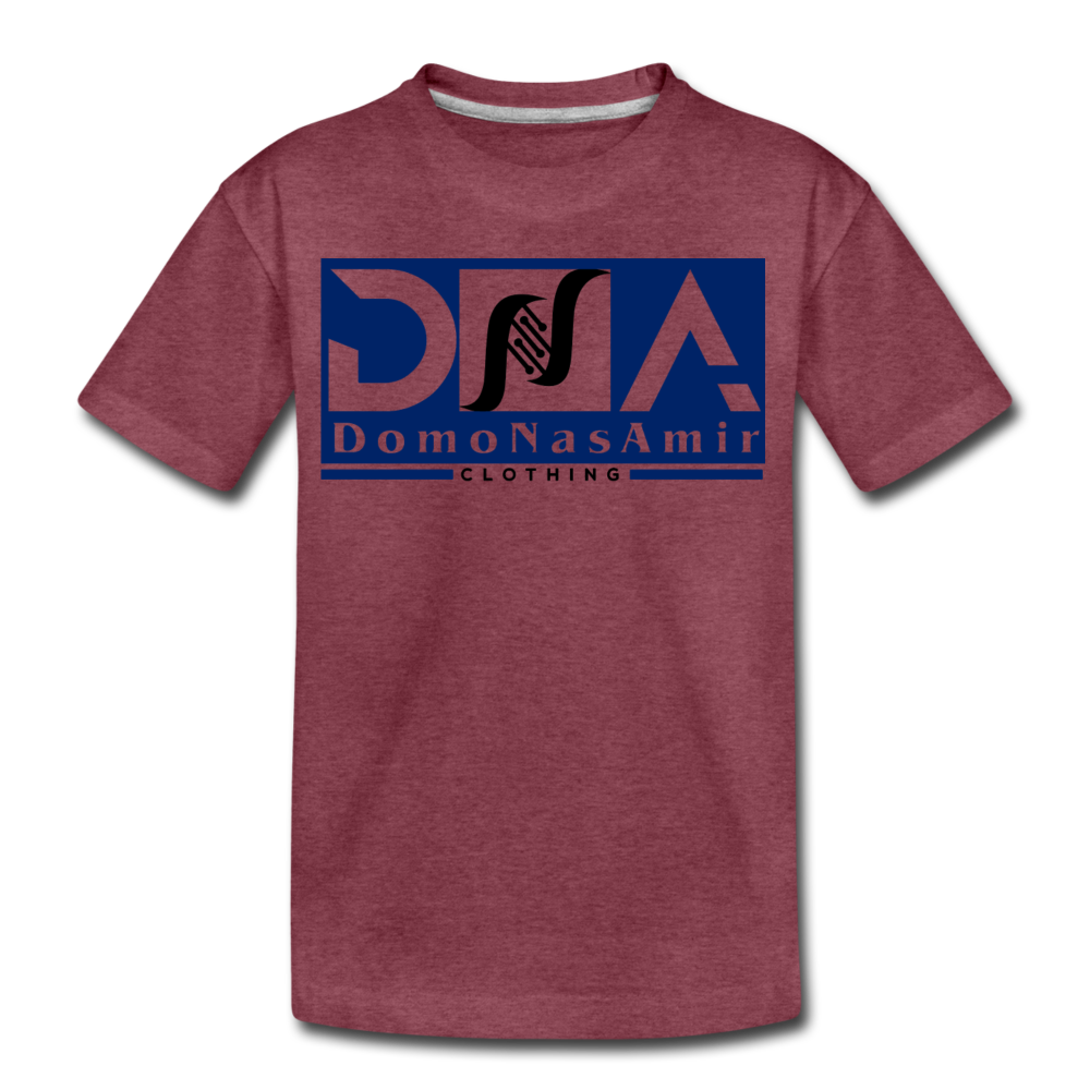 DNA Brand Kids' Premium T-Shirt - heather burgundy