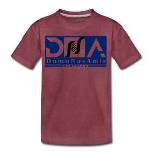 DNA Brand Kids' Premium T-Shirt - heather burgundy