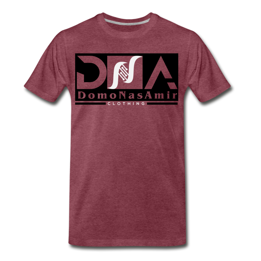 DNA Brand Men's Premium T-Shirt - heather burgundy