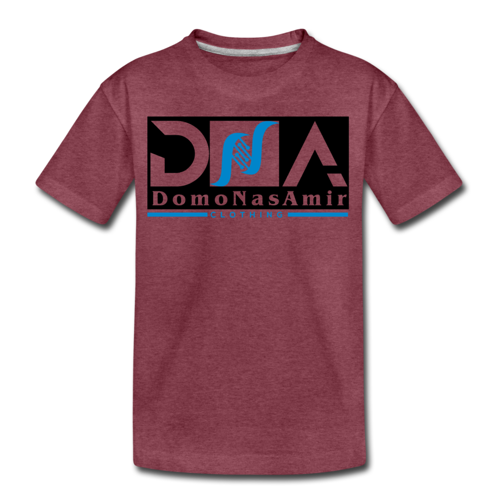 DNA Brand Kids' Premium T-Shirt - heather burgundy