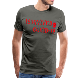 COVID-19 Men's Premium T-Shirt - asphalt gray