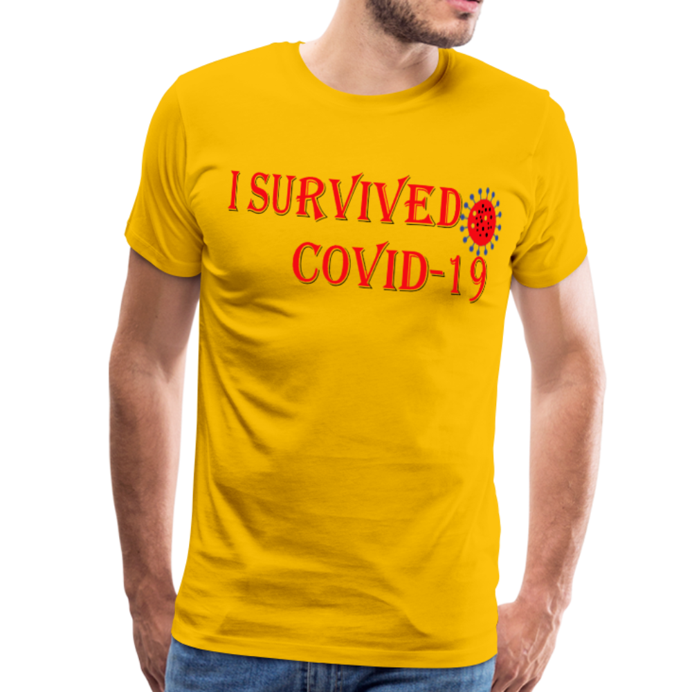 COVID-19 Men's Premium T-Shirt - sun yellow