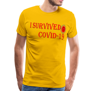 COVID-19 Men's Premium T-Shirt - sun yellow