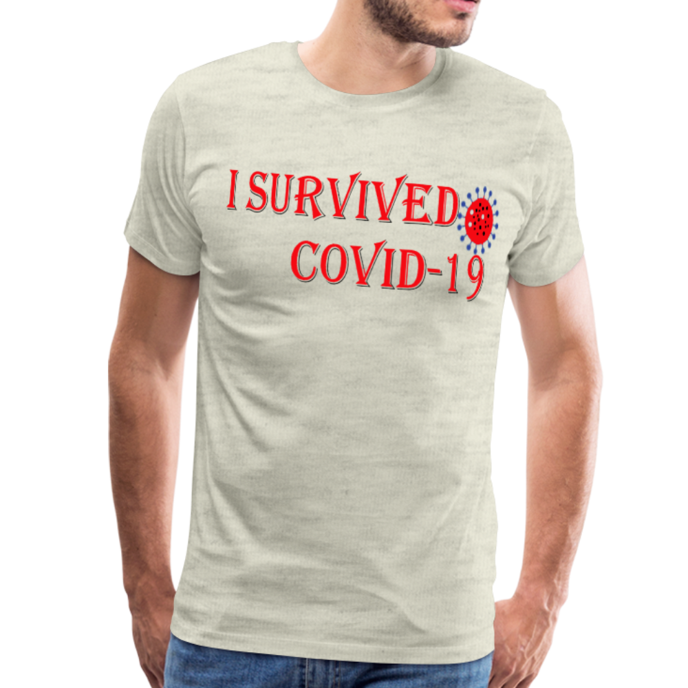 COVID-19 Men's Premium T-Shirt - heather oatmeal