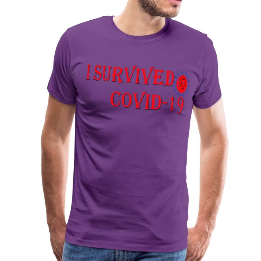 COVID-19 Men's Premium T-Shirt - purple