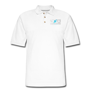 DNA Brand Men's Pique Polo Shirt - white