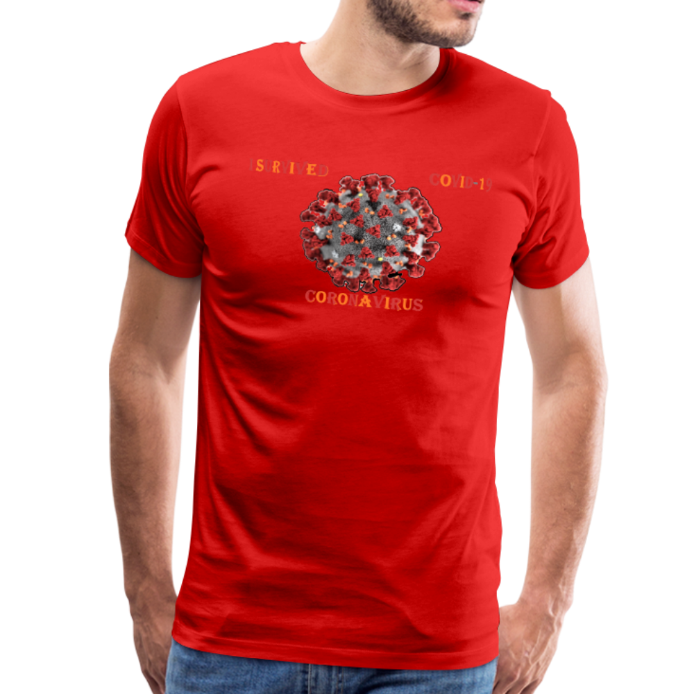 COVID-19 Men's Premium T-Shirt - red