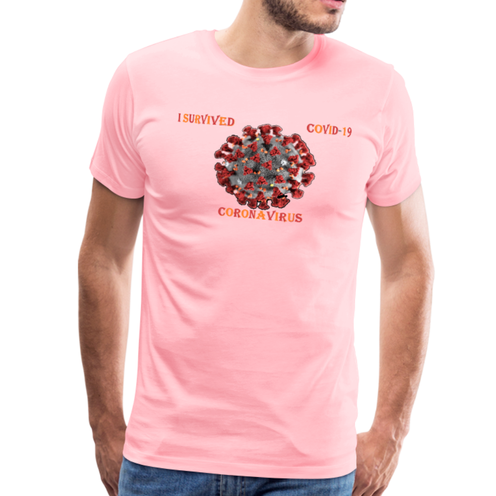 COVID-19 Men's Premium T-Shirt - pink