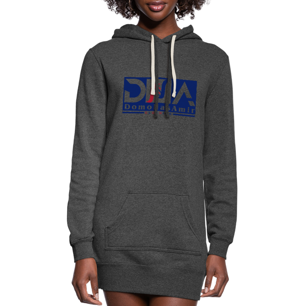 DNA Women's Hoodie Dress - heather black