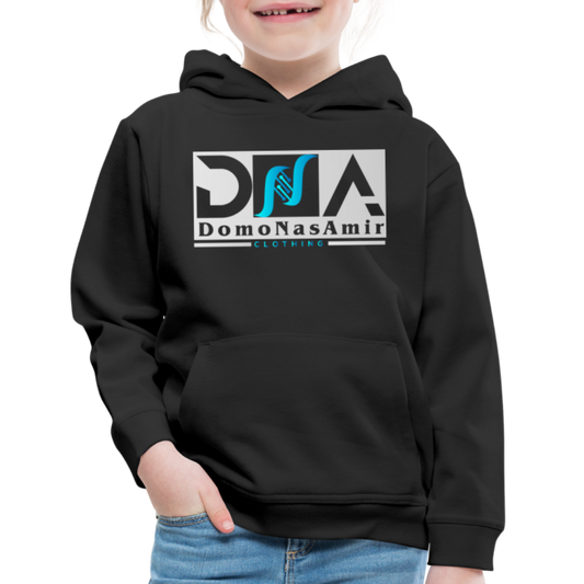 DNA Kids Signature Hoodie in black by DNA Branding