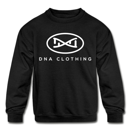 DNA Kids Core Crewneck in black by DNA Branding