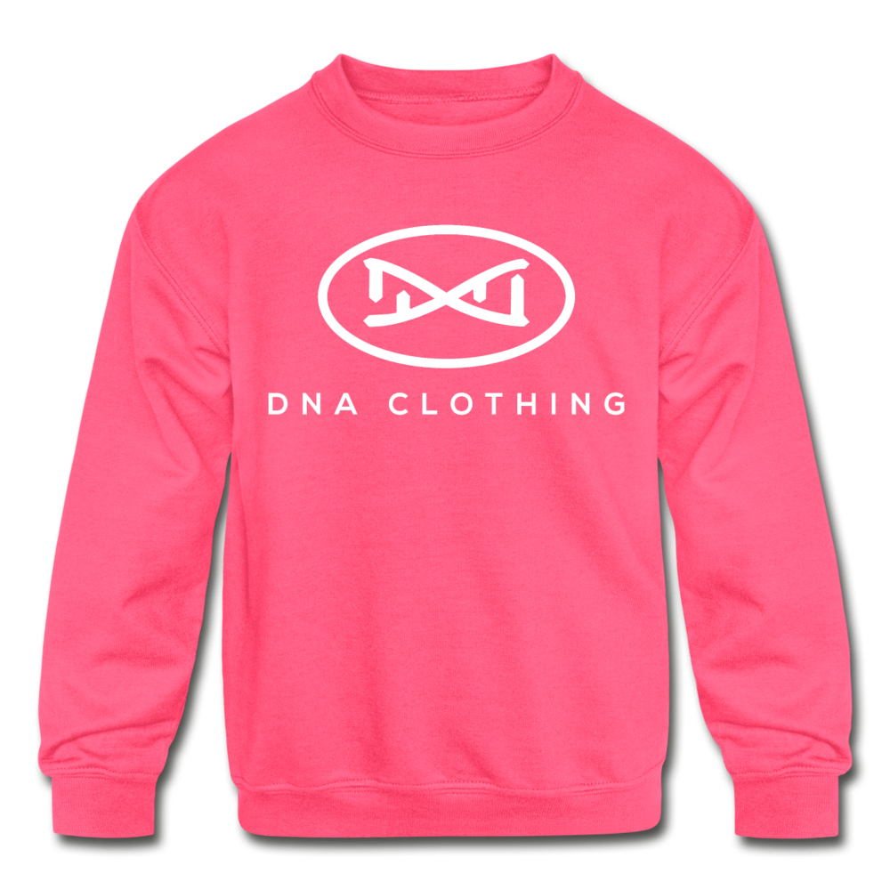 DNA Brand Kids' Crewneck Sweatshirt - neon pink