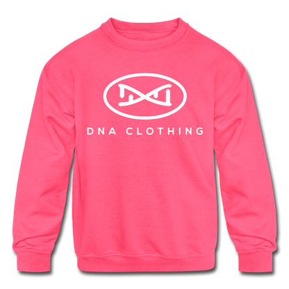 DNA Brand Kids' Crewneck Sweatshirt - neon pink