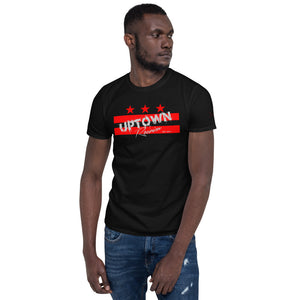 Uptown Reunion Red and Grey Logo Short-Sleeve Unisex T-Shirt