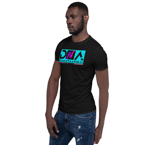 DNA Teal and Pink/Purple Short-Sleeve Unisex T-Shirt