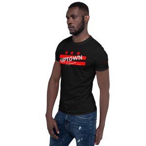 Uptown Reunion Red and Grey Logo Short-Sleeve Unisex T-Shirt