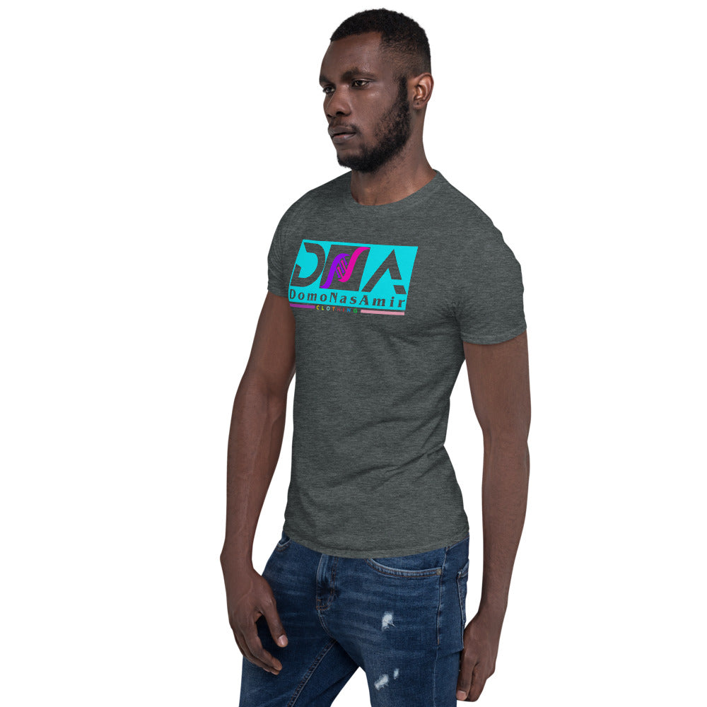 DNA Teal and Pink/Purple Short-Sleeve Unisex T-Shirt