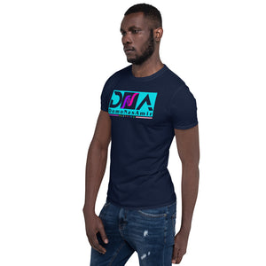 DNA Teal and Pink/Purple Short-Sleeve Unisex T-Shirt