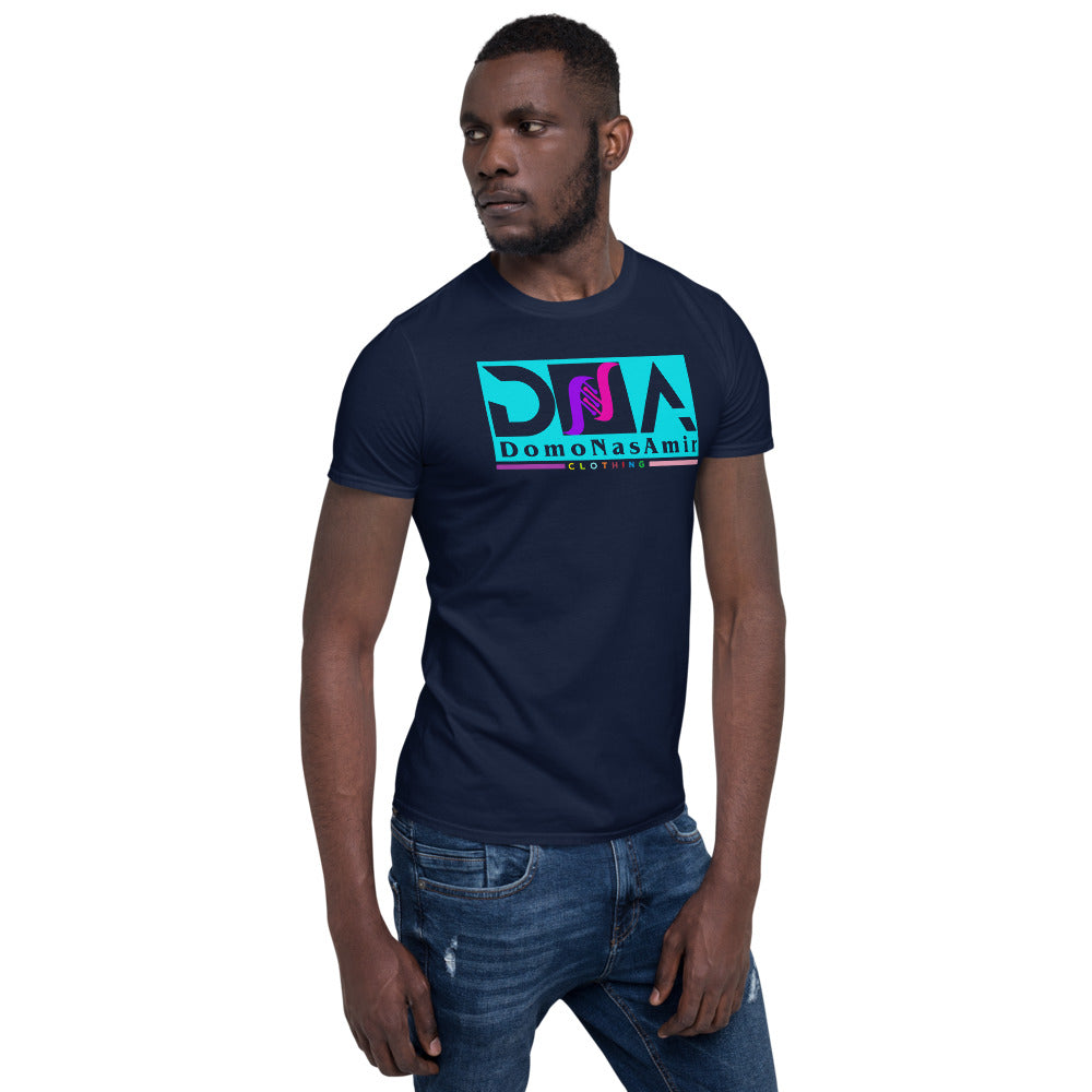 DNA Teal and Pink/Purple Short-Sleeve Unisex T-Shirt