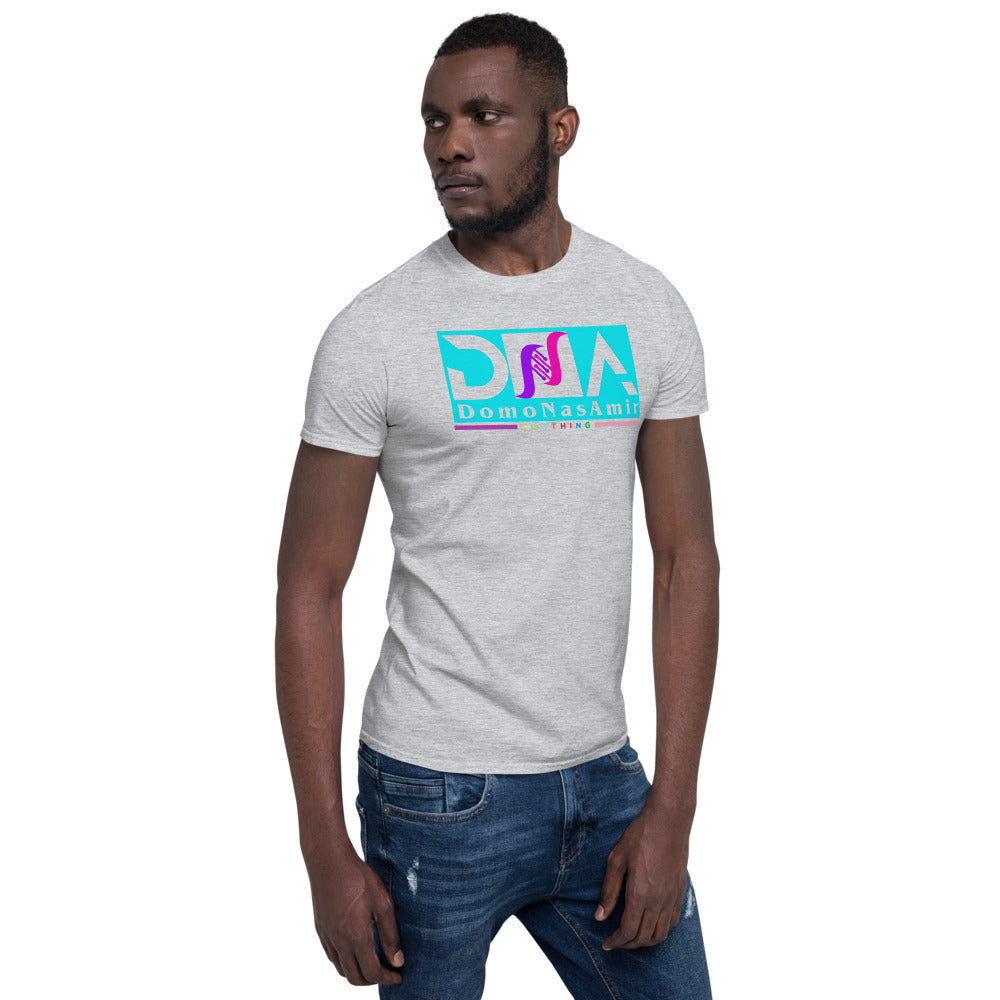 DNA Teal and Pink/Purple Short-Sleeve Unisex T-Shirt