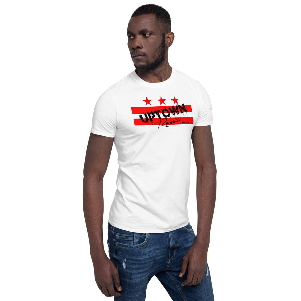 Uptown Reunion Red and Black Logo Short-Sleeve Unisex T-Shirt