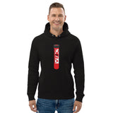 DNA Test Tube Red and White Unisex pullover hoodie