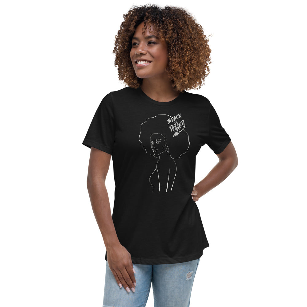 Black is Power Women's Relaxed T-Shirt