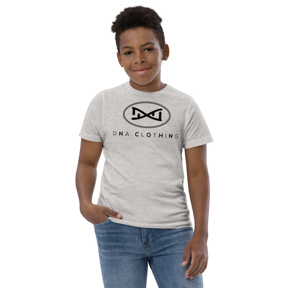 DNA Black and Grey Logo Youth jersey t-shirt