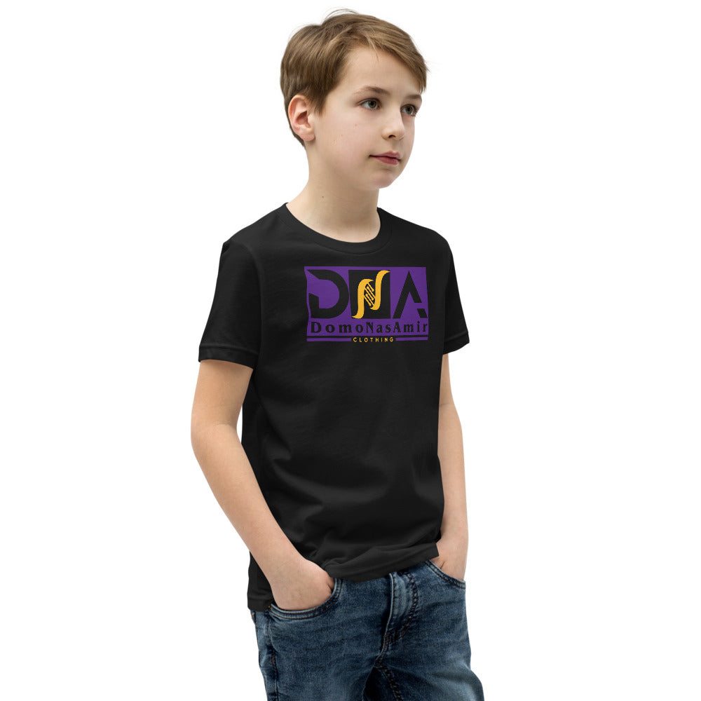 DNA Purple and Yellow Youth Short Sleeve T-Shirt Unisex